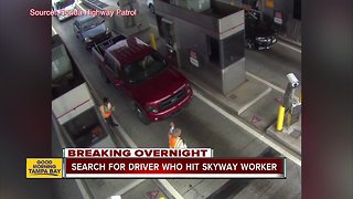 Pickup driver hits Sunshine Skyway Bridge toll worker