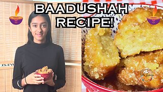 Diwali Recipe #2 | VEGAN Baadushah (Baalushahi)! 🥟