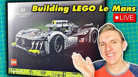 🔴 LIVE - Building the LEGO Le Mans Hypercar (Nearly 2,000 PIECES!!)