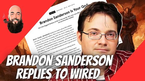 BRANDON SANDERSON REPLIES TO WIRED