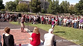 Cornell 'Take A Knee' Protest - Free Palestine Chant