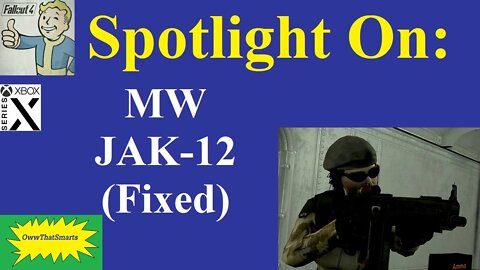 Fallout 4 (mods) - Spotlight On: MW JAK-12 (Fixed)