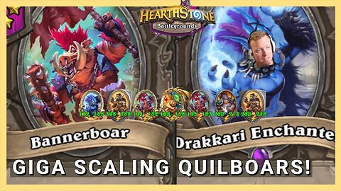 GIGA Scaling with Quilboars! - Hearthstone Battlegrounds