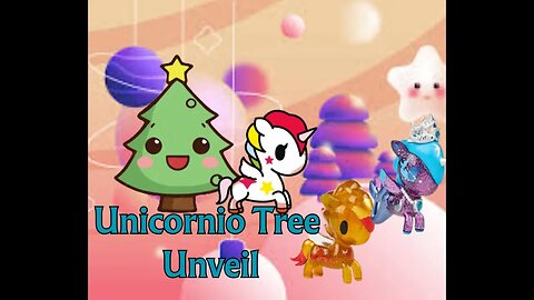 Petty Ann the Unicornio Christmas tree unveil !