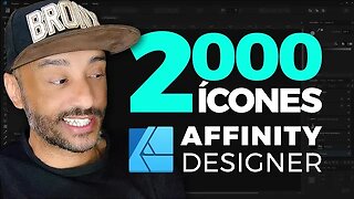 AFFINITY DESIGNER 2 - 2000+ ÍCONES GRATUITOS PRA VOCÊ USAR!