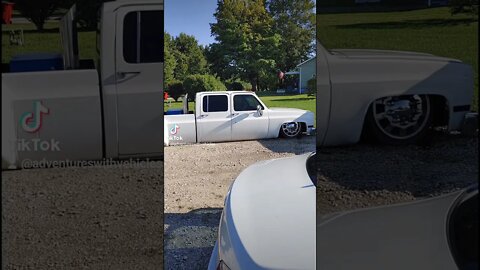 SQUARE BODY CHEVY DUALLY CUMMINS SWAPPED BAGGED