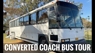 Converted Coach Bus Tour