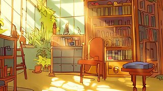 "🎧 Summer Vibes: LoFi Music for Chill Apartment and Bookstore Ambience in New York City Cafe🌞📚🎶