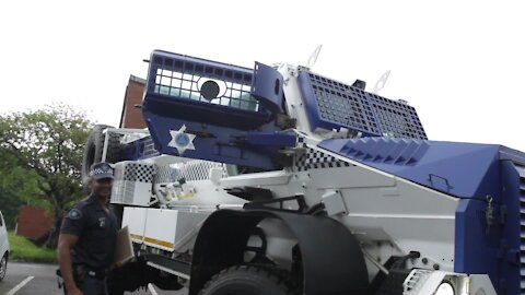 SOUTH AFRICA - Durban - Caspir armoured vehicle handover (Video) (Chb)