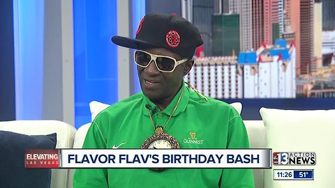 Flavor Flav talks about his 60th Birthday Bash