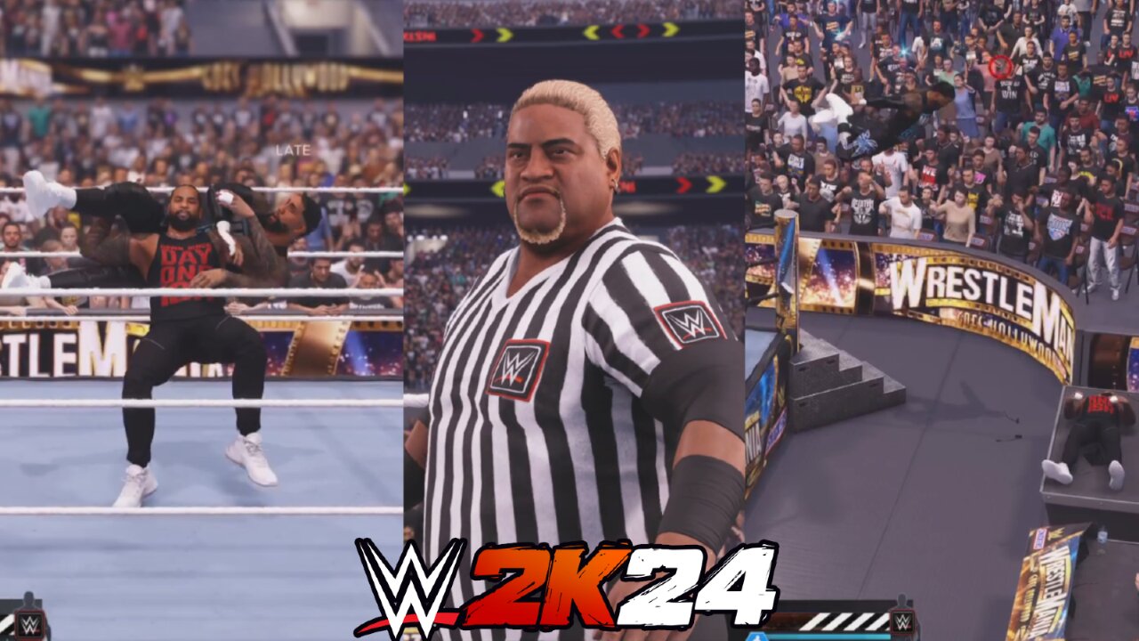 Wwe 2k24 Jey Uso Vs Jimmy Uso Rikishi As Special Guest Referee