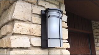 Capital Lighting 9881OB Lakeshore Outdoor Wall Lantern, Olde Bronze with Frosted Glass review
