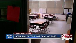 Some educators not fans of SQ 801