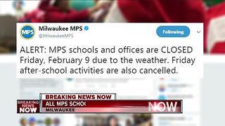 Milwaukee Public Schools closed Friday for Snow Day