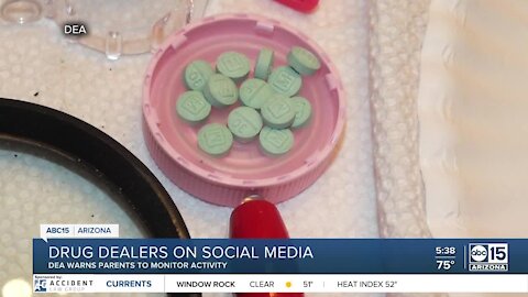 Drug dealers connecting with kids on social media