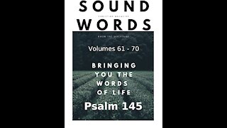 Sound Words, Psalm 145
