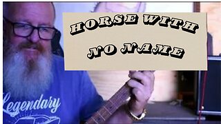 How to play horse with no name on 3 string box guitar