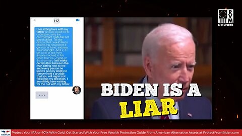 Biden Speaking Side By Side With Evidence Screenshots Debunk 'Not Involved' Lies