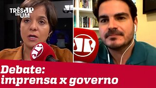 'Será que nós da imprensa não estamos em eterna campanha contra o governo?', confira o debate: