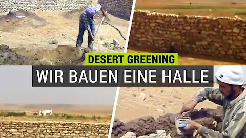 Das Projekt Desert Greening schreitet voran! Wir bauen eine Halle in Algerien und zeigen euch wie!⚒