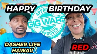 Happy Birthday Boots@DasherLifeHawaii & Red @GigWarsOfficial