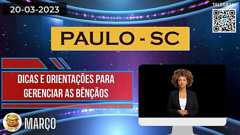 PAULO-SC Dicas e Orientações para Gerenciar as Bênçãos - Operações Pagamentos