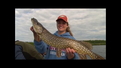 Fishing for Massive Pike and Walleye in Saskatchewan