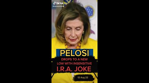 Nancy Pelosi insensitive joke