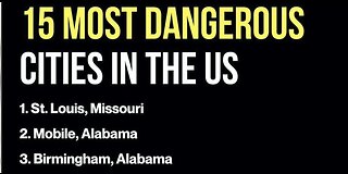 Guess the Top 15 Most Dangerous Cities in the USA (host K-von)