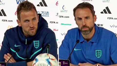 'If I win golden boot AGAIN it means the team are doing well!' | England v Iran | Southgate, Kane