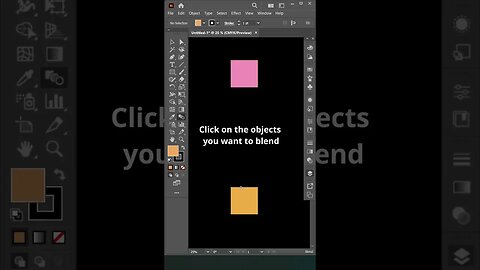 the easiest way to make a color pallet using the blend tool on Adobe illustrator!! A #short tutorial