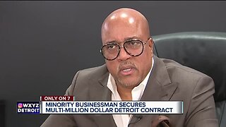 Minority businessman secures multi-million dollar Detroit contract
