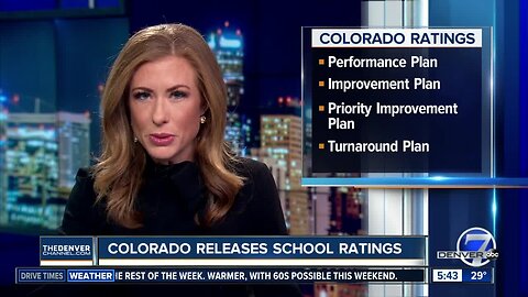 Colorado releases school ratings