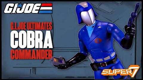 Super7 G.I.JOE Ultimates Cobra Commander Figure @TheReviewSpot