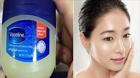 How to prevent wrinkles by using Vaseline