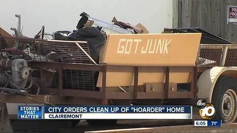 City orders clean up of "Hoarder" home