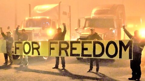 FREEDOM CONVOY! CANADIAN TRUCKERS RISE UP!