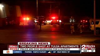 Two injured in overnight double shooting in North Tulsa