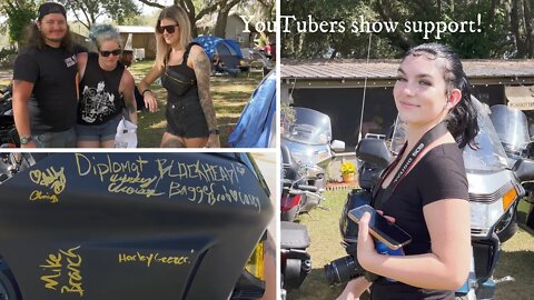Bikers, Famous YouTubers and a campground .....wedding? Who's in?