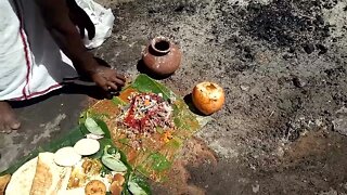 Hindu Cremation ritual at the cemetery