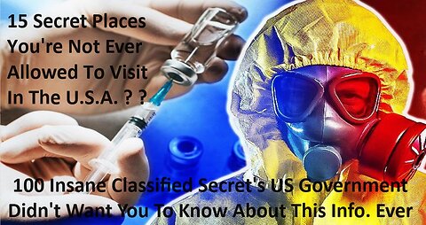 100 Insane Classified Secrets US Government Didn't Want You To Know About !