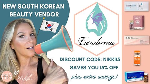 New Korean Beauty Products Vendor *ESTADERMA* - 15% Off Discount Code: NIKKI15
