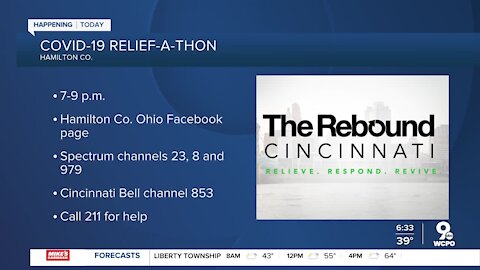 Hamilton County 'Relief-a-thon' live stream set for Tuesday night