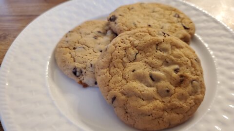 Molded Cape Cod Chocolate Chip Cookies with Walnuts