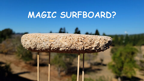 Mycelium Surfboard Prototype - Plant Foam Cloth and Resin - Part 1