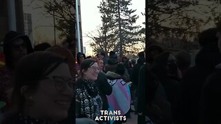 The OCDSB School Board Meeting In Ottawa Chant Support Trans Kids!