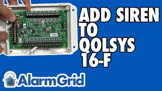 Adding a Siren to the Qolsys Hardwire 16-F