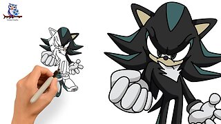 How to Draw Mephiles the Dark - Sonic the Hedgehog