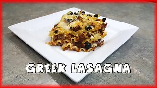 Greek Lasagna