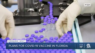 How will coronavirus vaccine be distributed in Florida?